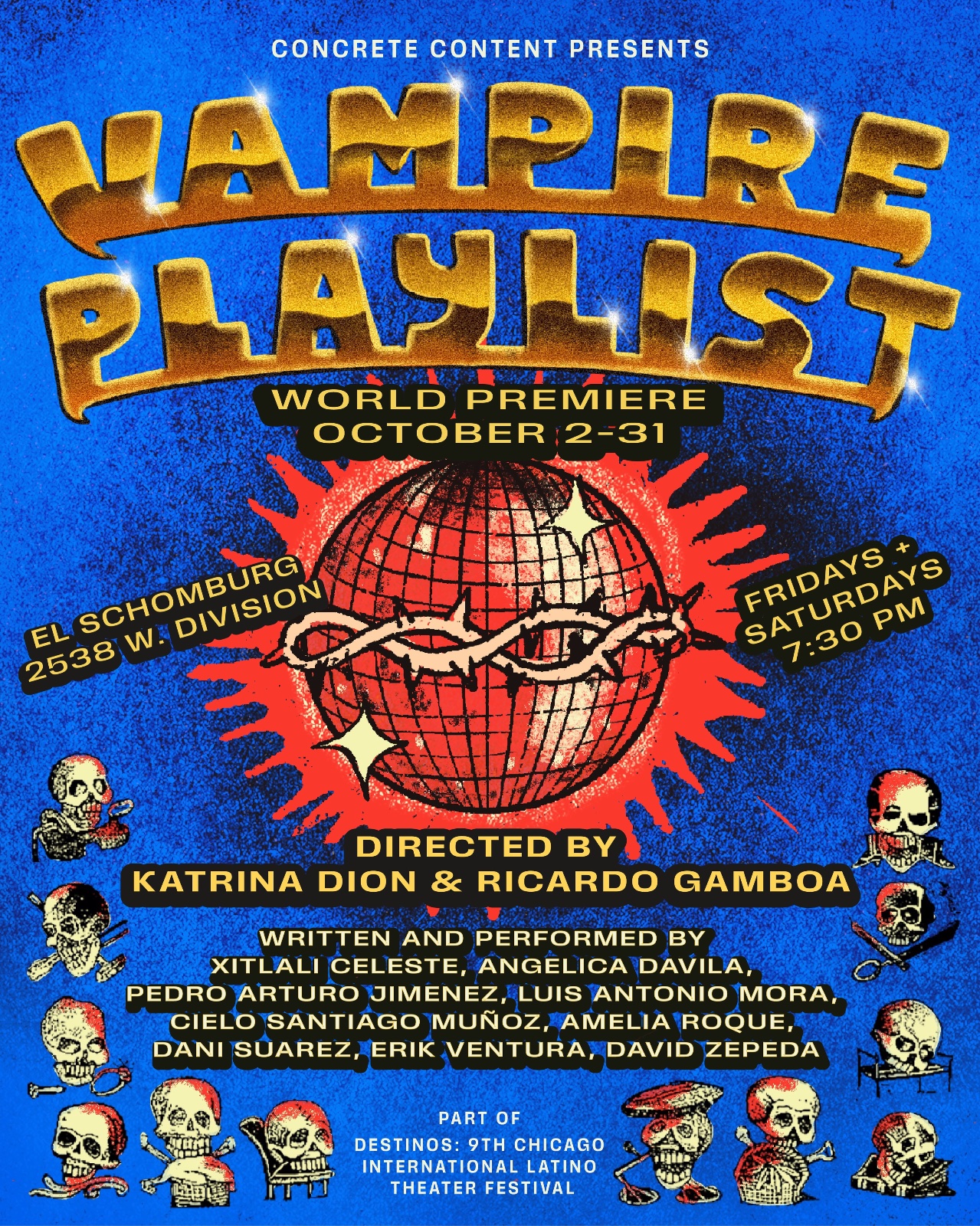 Flyer for Vampire Playlist